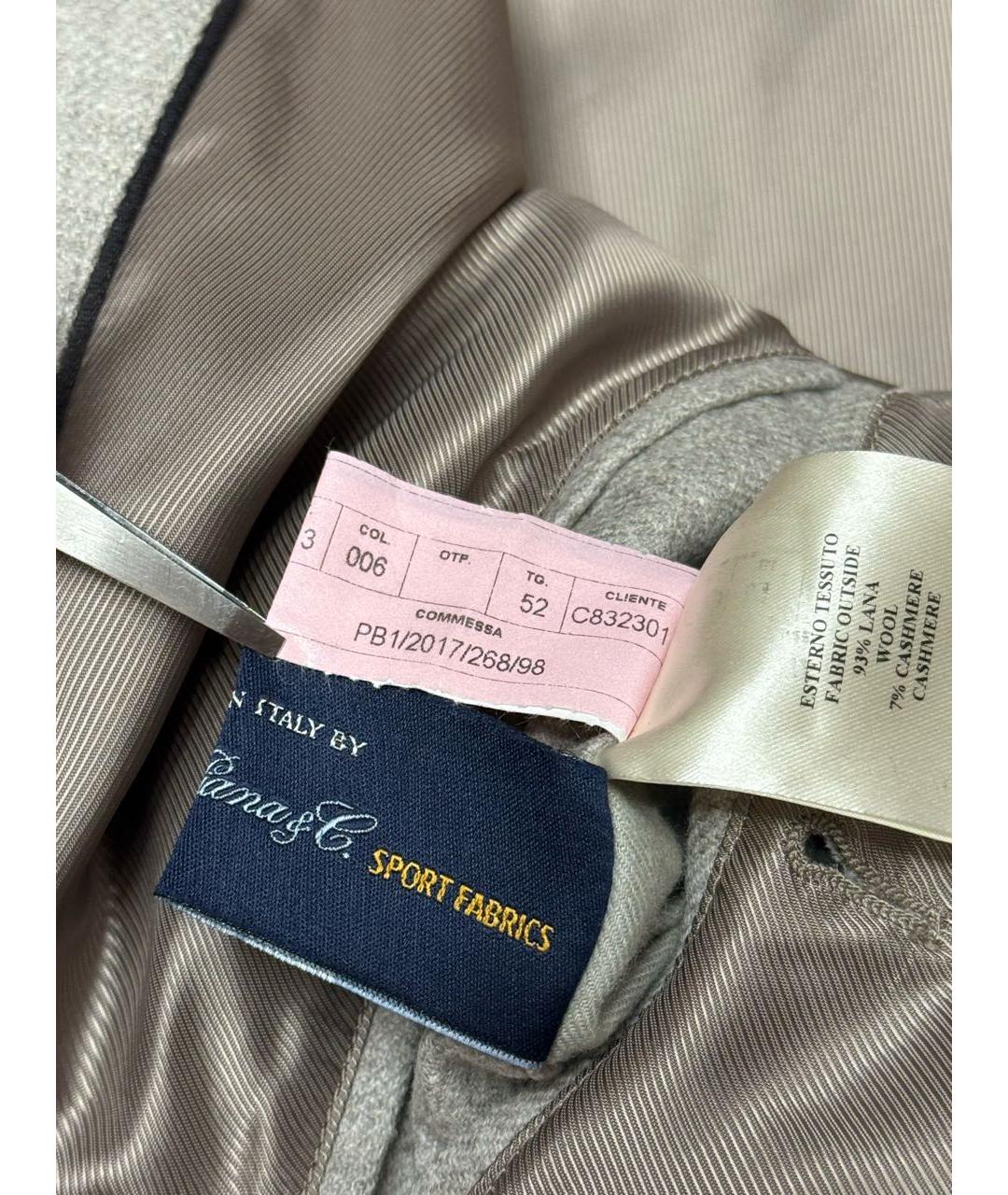 BRIONI Серая шерстяная куртка, фото 6