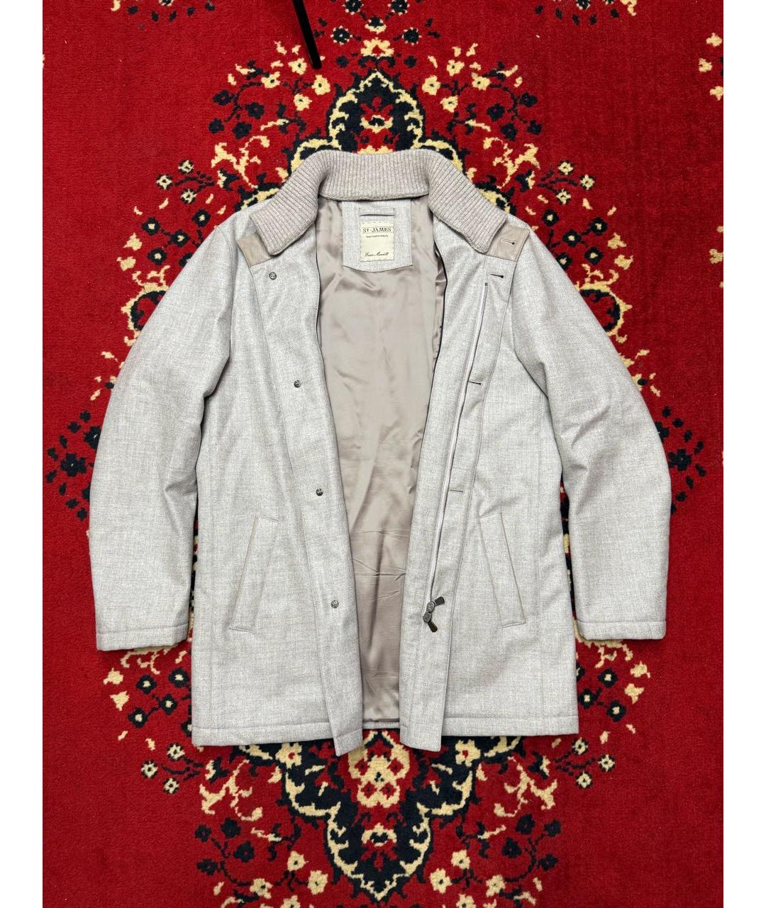 BRIONI Серая шерстяная куртка, фото 9