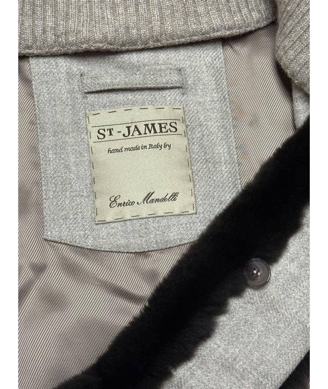 BRIONI Серая шерстяная куртка, фото 3