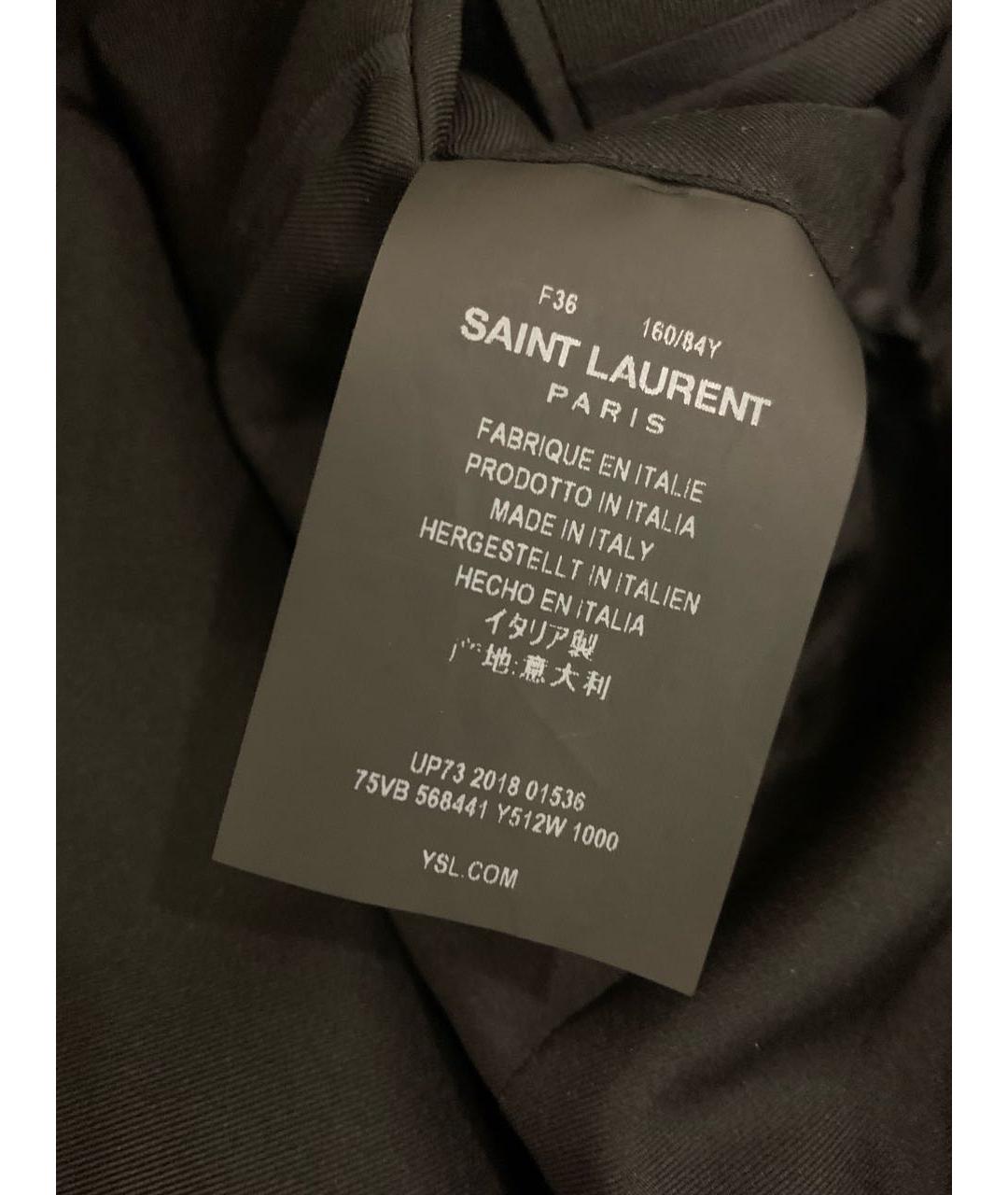 SAINT LAURENT Черный жакет/пиджак, фото 7