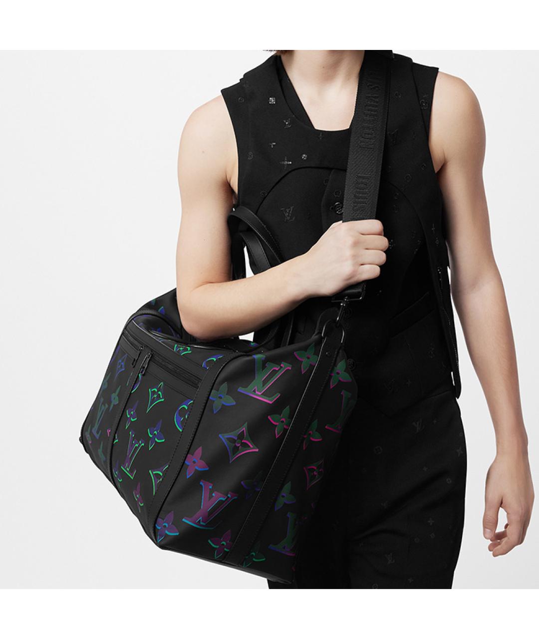 LOUIS VUITTON Черная сумка на плечо, фото 5