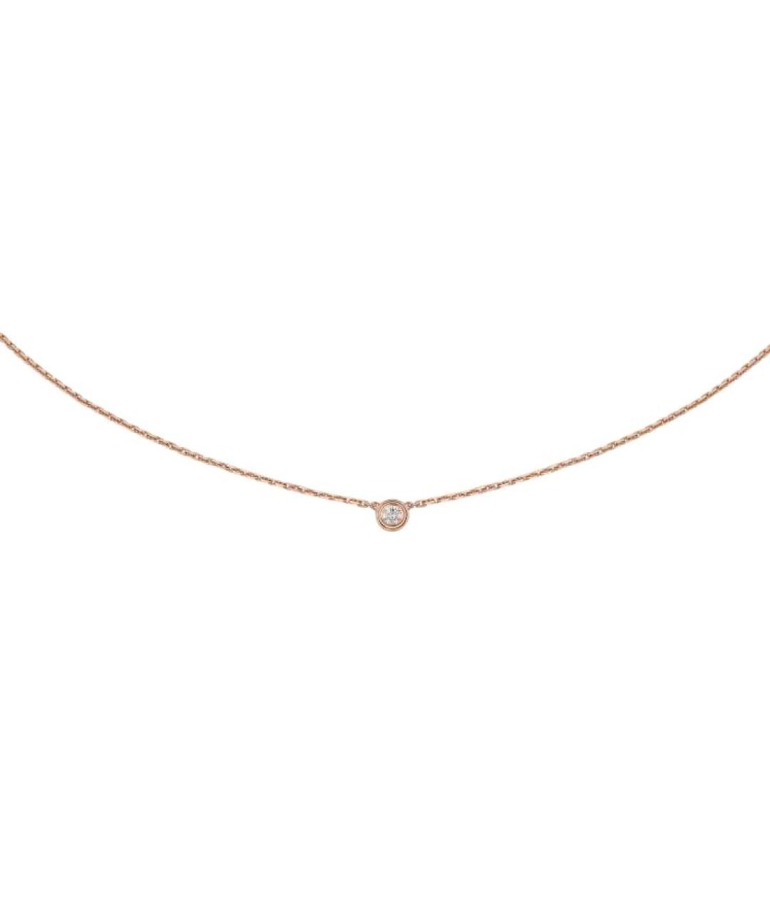CARTIER Золотое колье из розового золота, фото 2