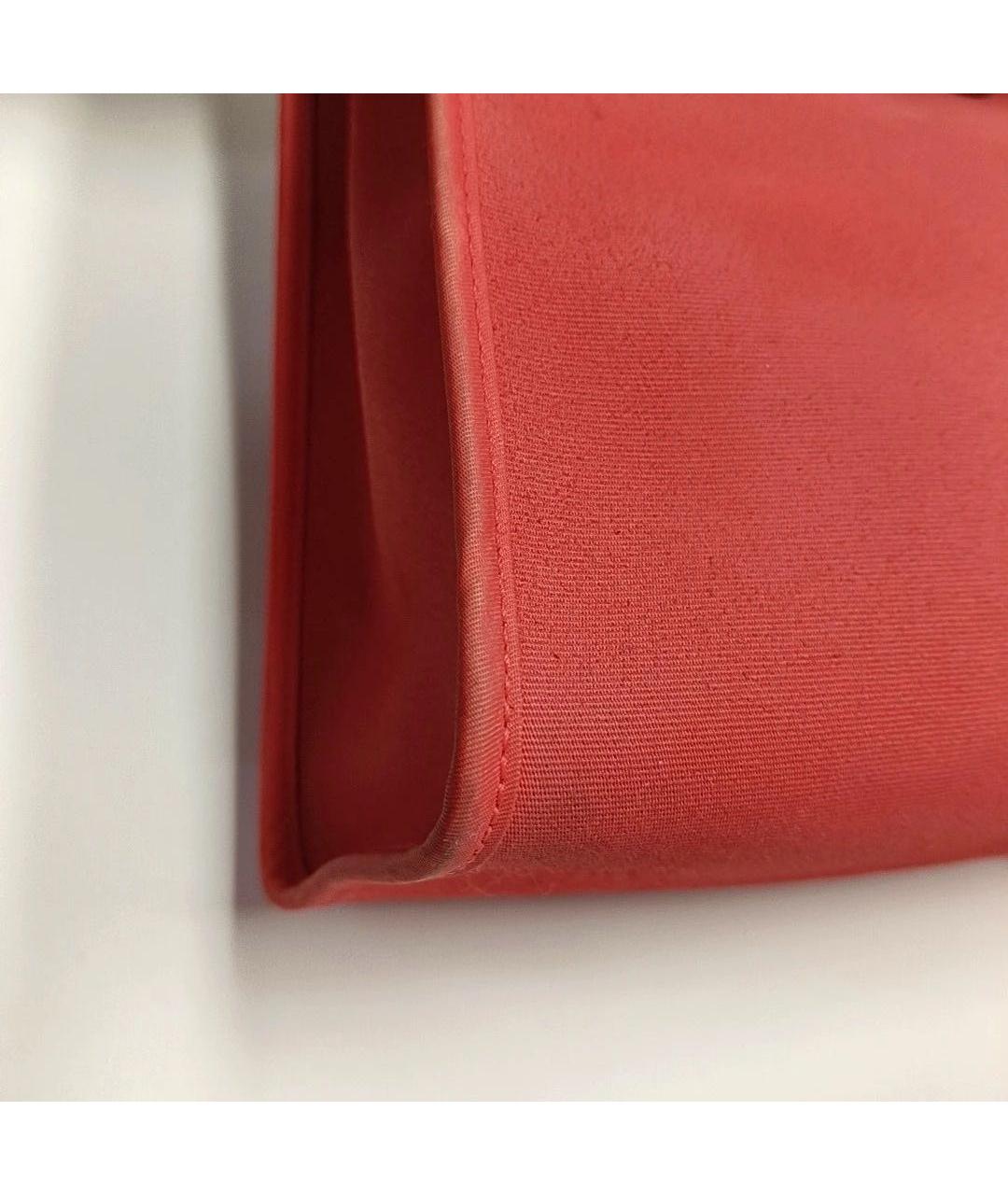 HERMES Розовая кожаная сумка с короткими ручками, фото 7