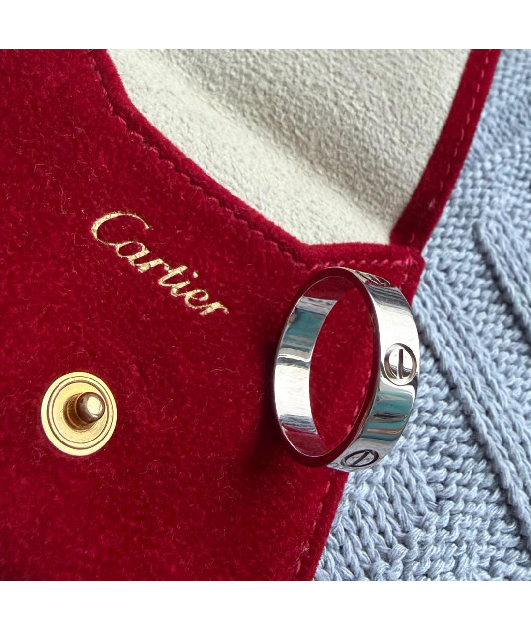 CARTIER Серебряное кольцо из белого золота, фото 6