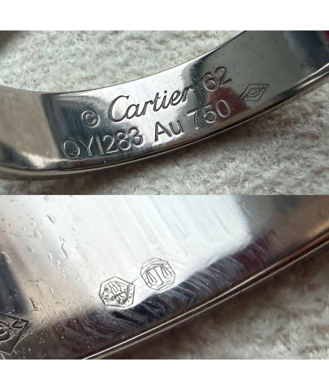 CARTIER Серебряное кольцо из белого золота, фото 5