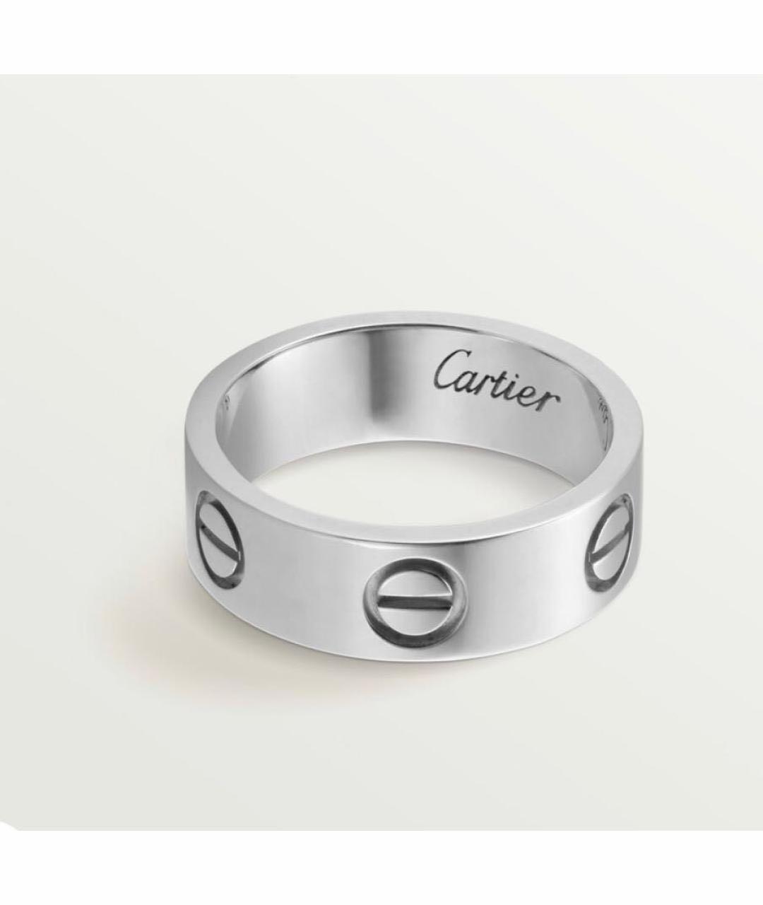CARTIER Серебряное кольцо из белого золота, фото 9