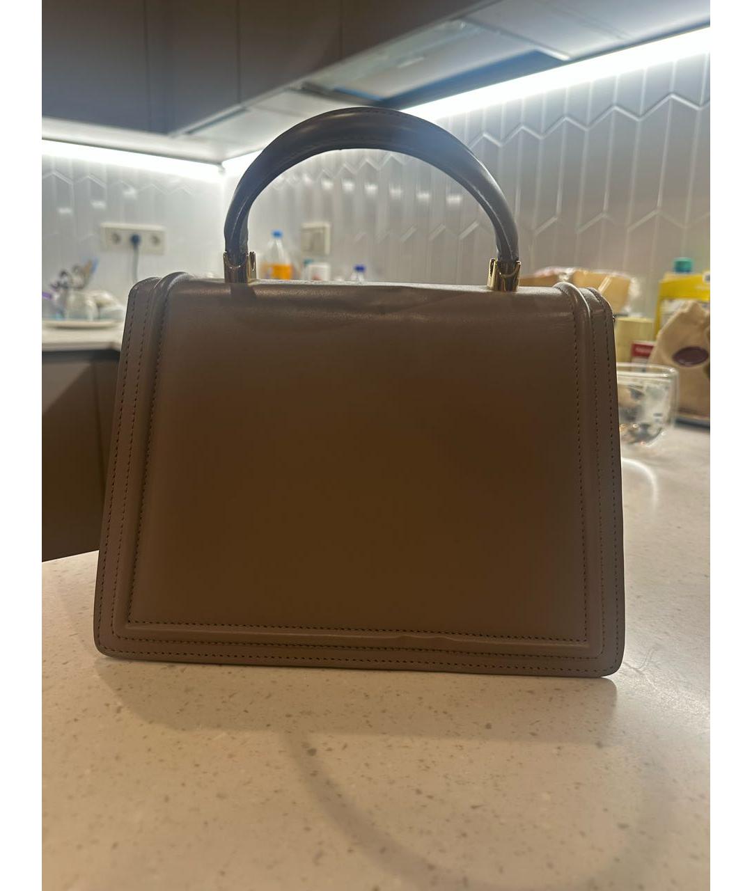 DOLCE&GABBANA Кожаная сумка с короткими ручками, фото 3