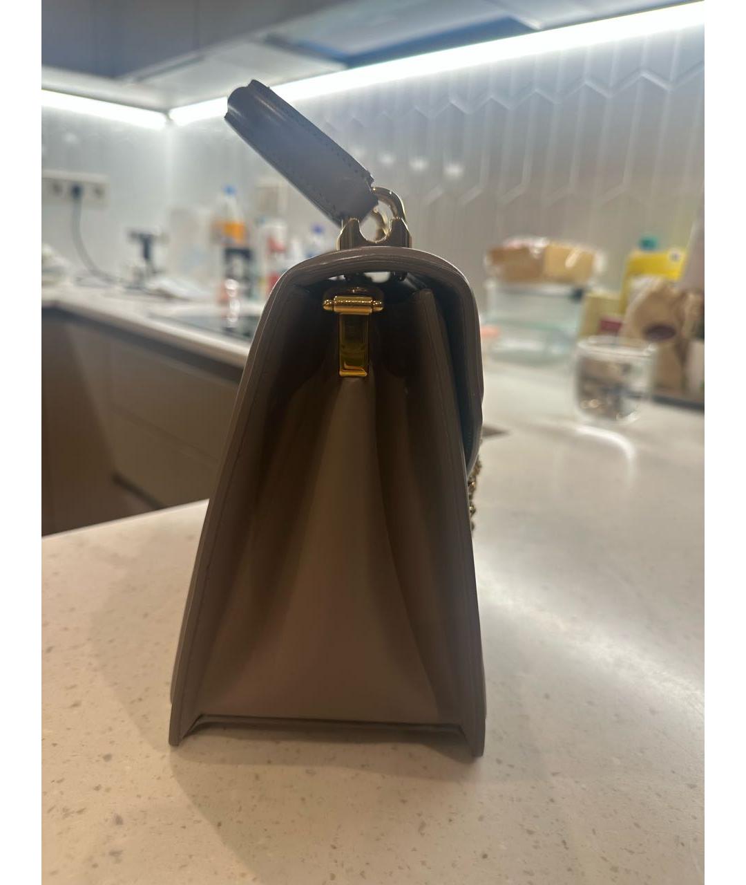 DOLCE&GABBANA Кожаная сумка с короткими ручками, фото 2