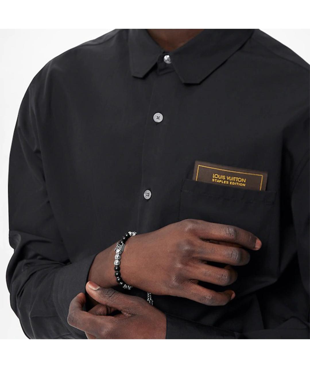 LOUIS VUITTON Серебрянный металлический браслет, фото 4