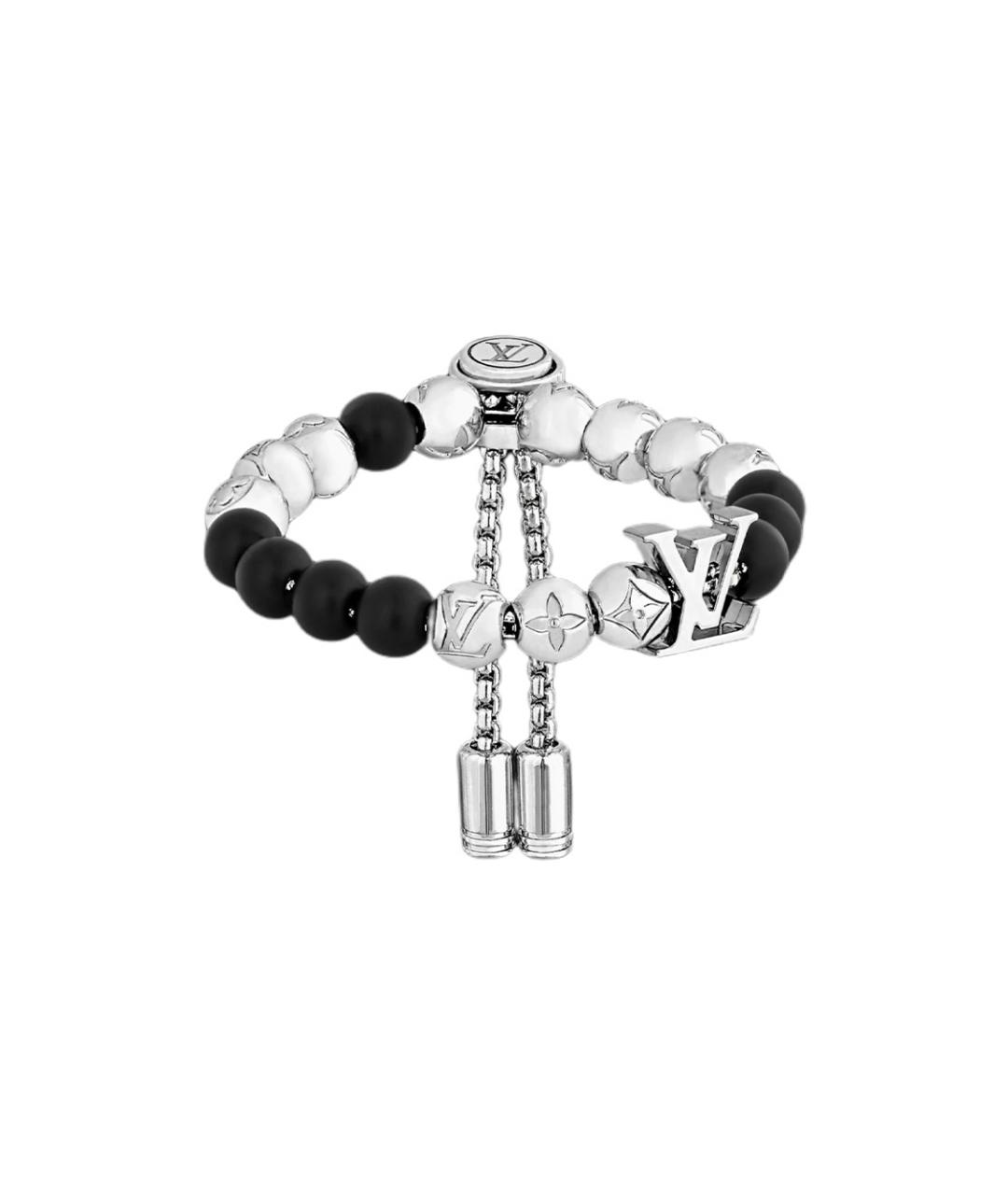 LOUIS VUITTON Серебрянный металлический браслет, фото 5