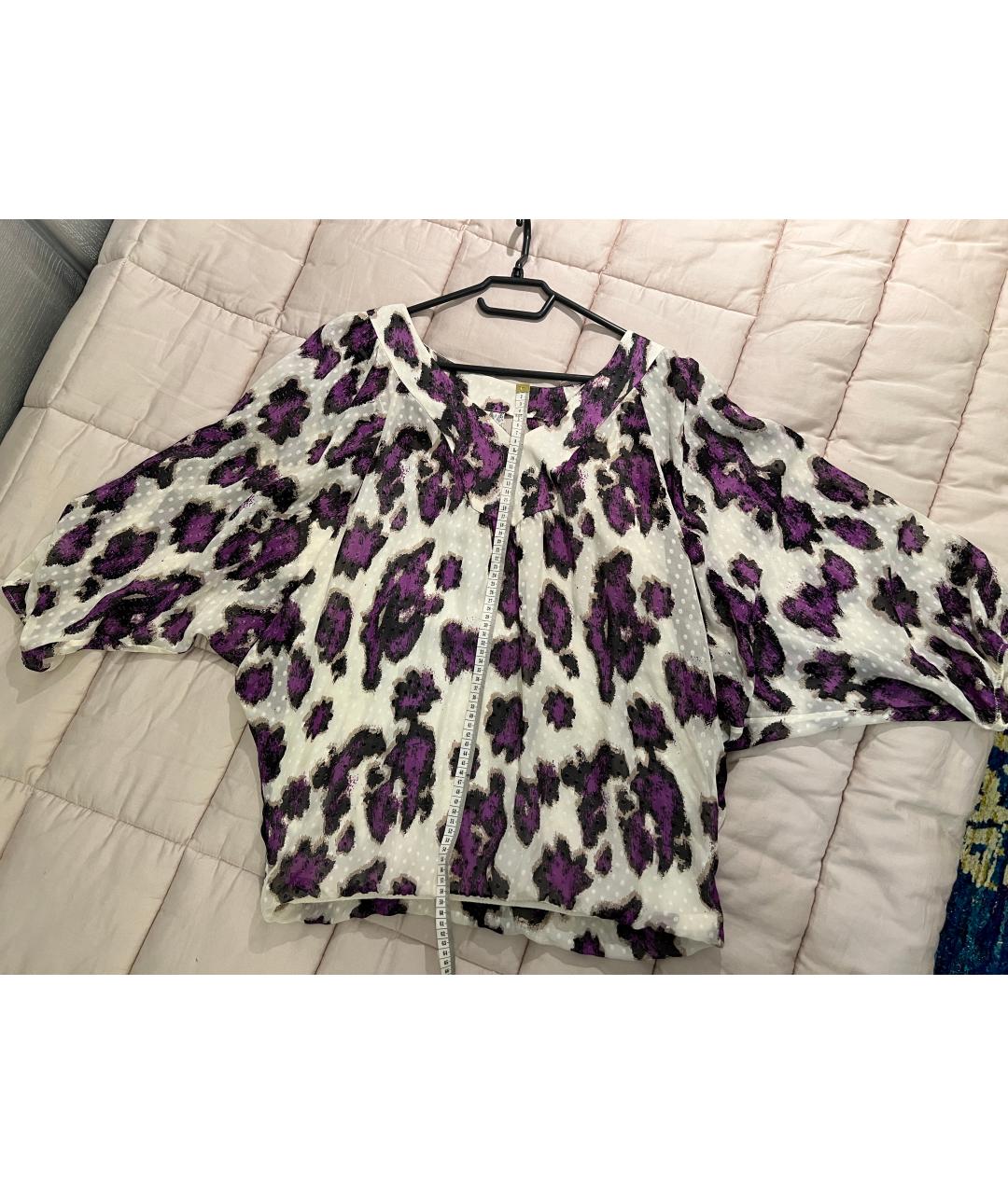 HUGO BOSS Мульти шелковая блузы, фото 8