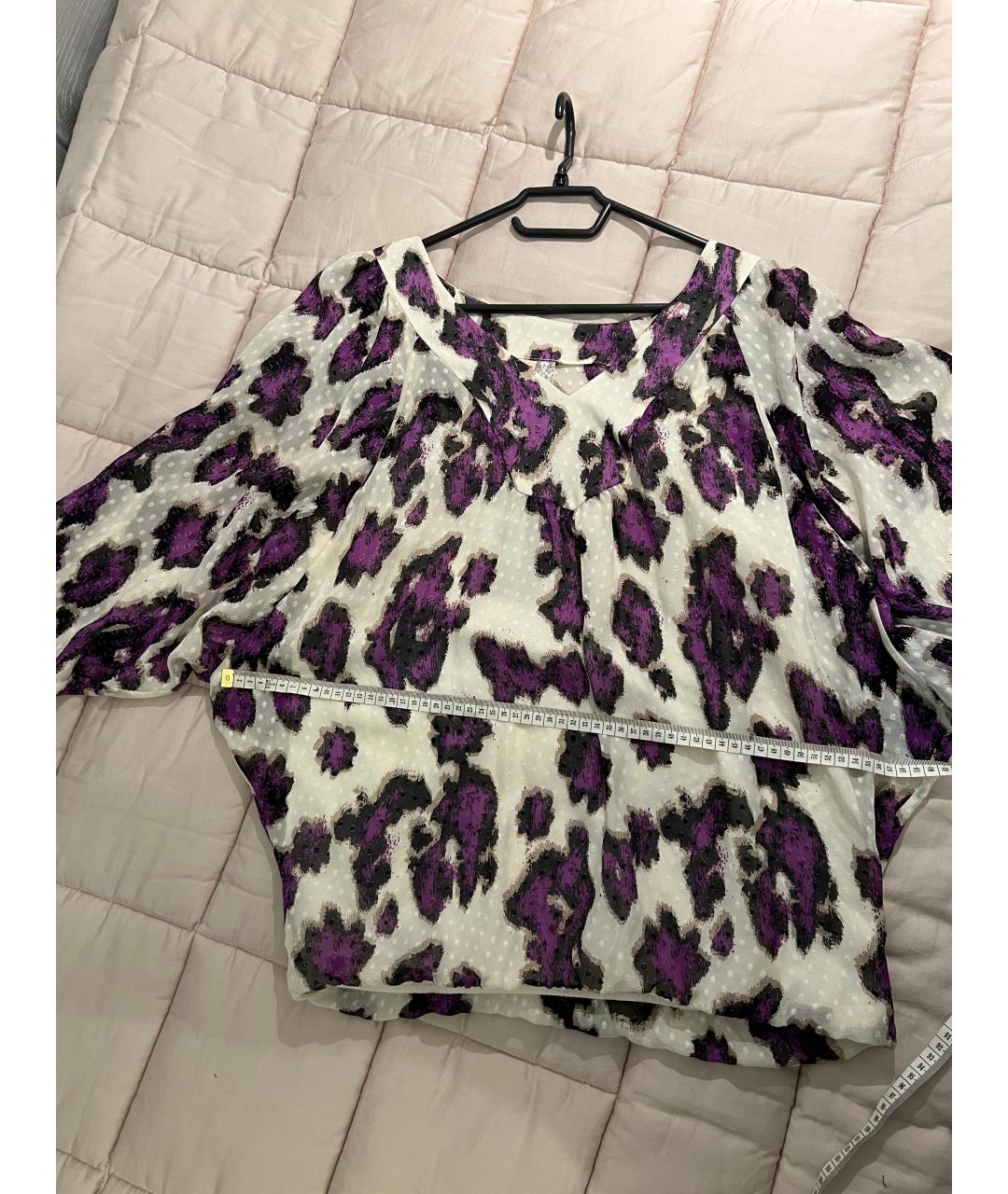 HUGO BOSS Мульти шелковая блузы, фото 7