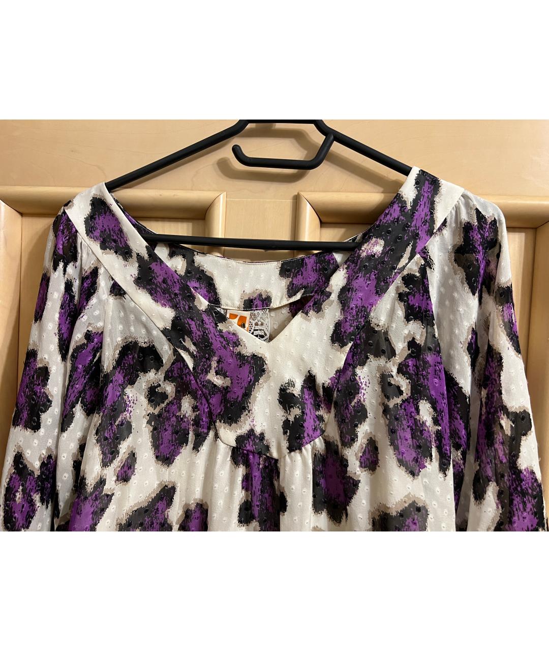 HUGO BOSS Мульти шелковая блузы, фото 4