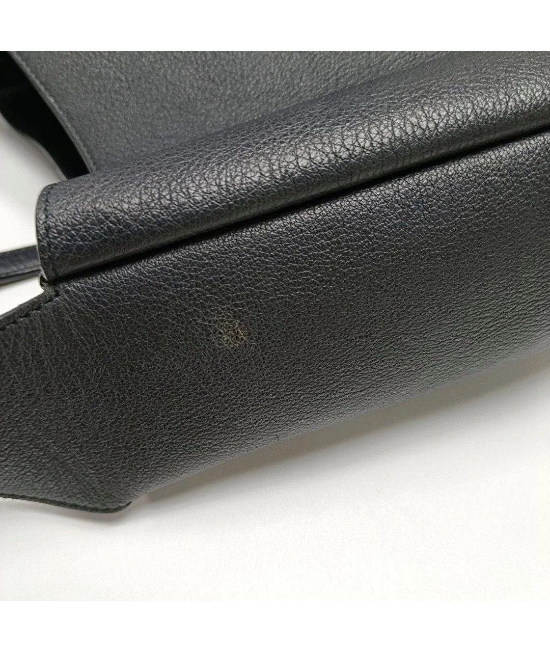 SAINT LAURENT Черная кожаная сумка через плечо, фото 8