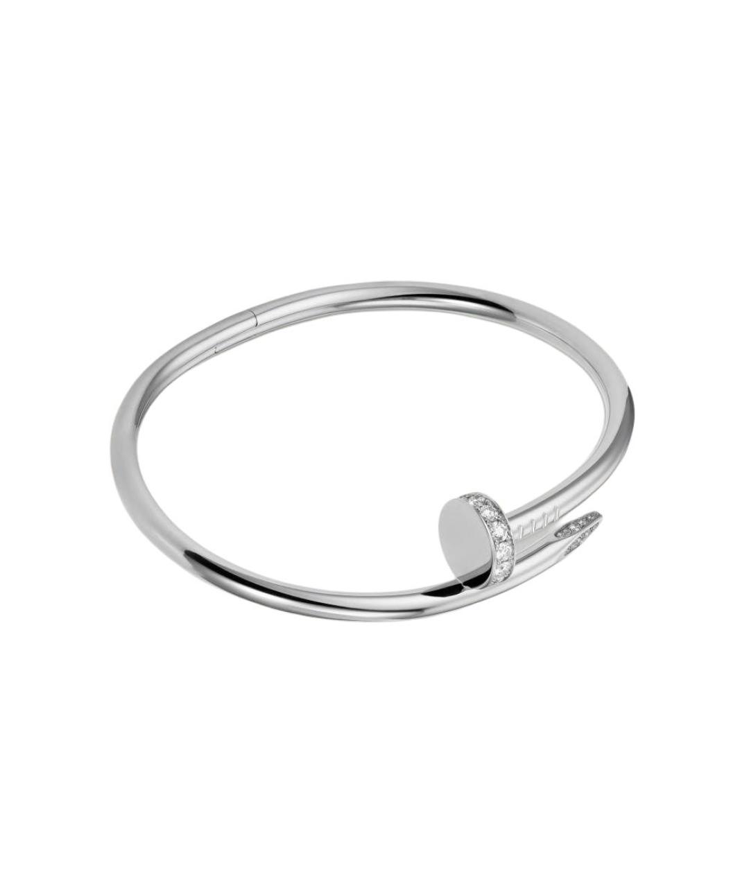 CARTIER Серебрянный браслет из белого золота, фото 1