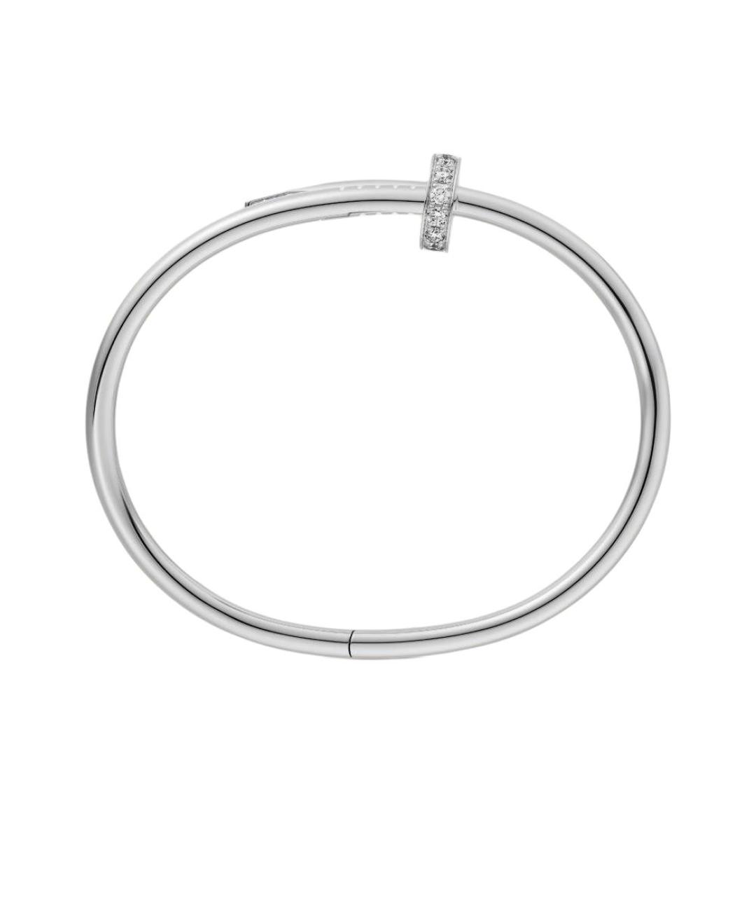 CARTIER Серебрянный браслет из белого золота, фото 2