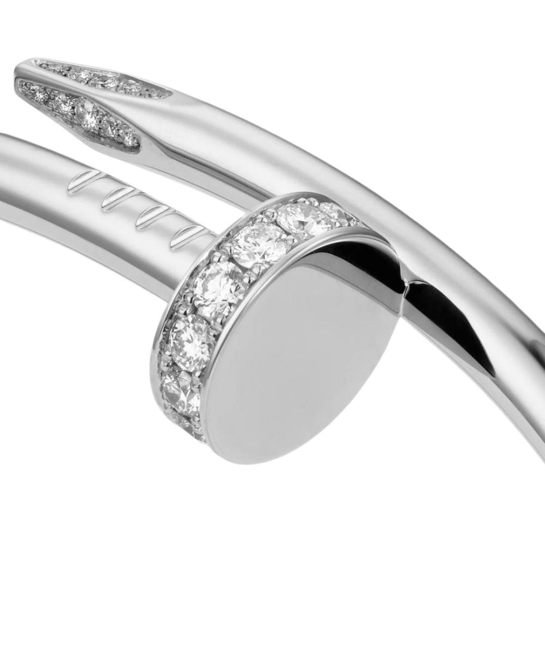 CARTIER Серебрянный браслет из белого золота, фото 5