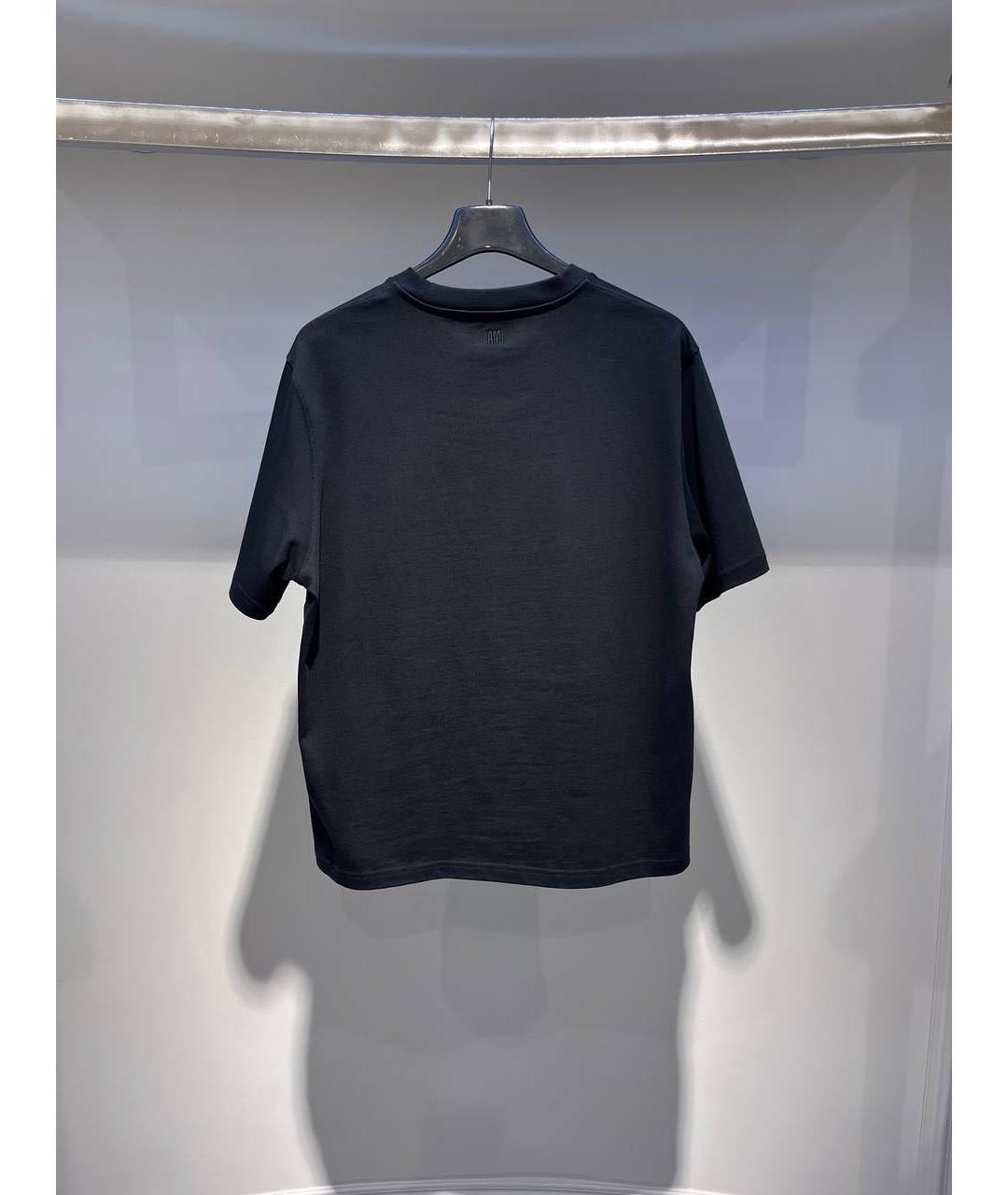 Ami Paris Черная футболка, фото 3