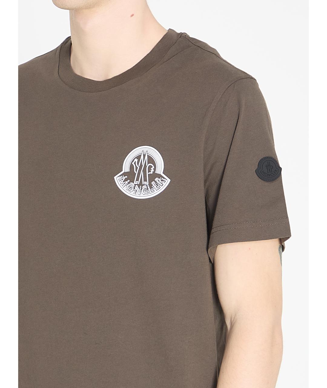 MONCLER Хлопковая футболка, фото 3