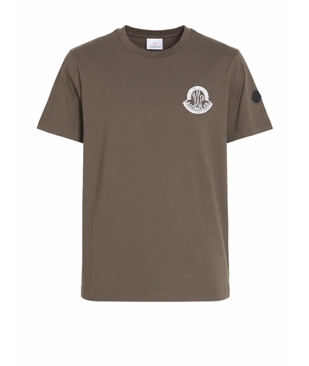 MONCLER Хлопковая футболка, фото 1