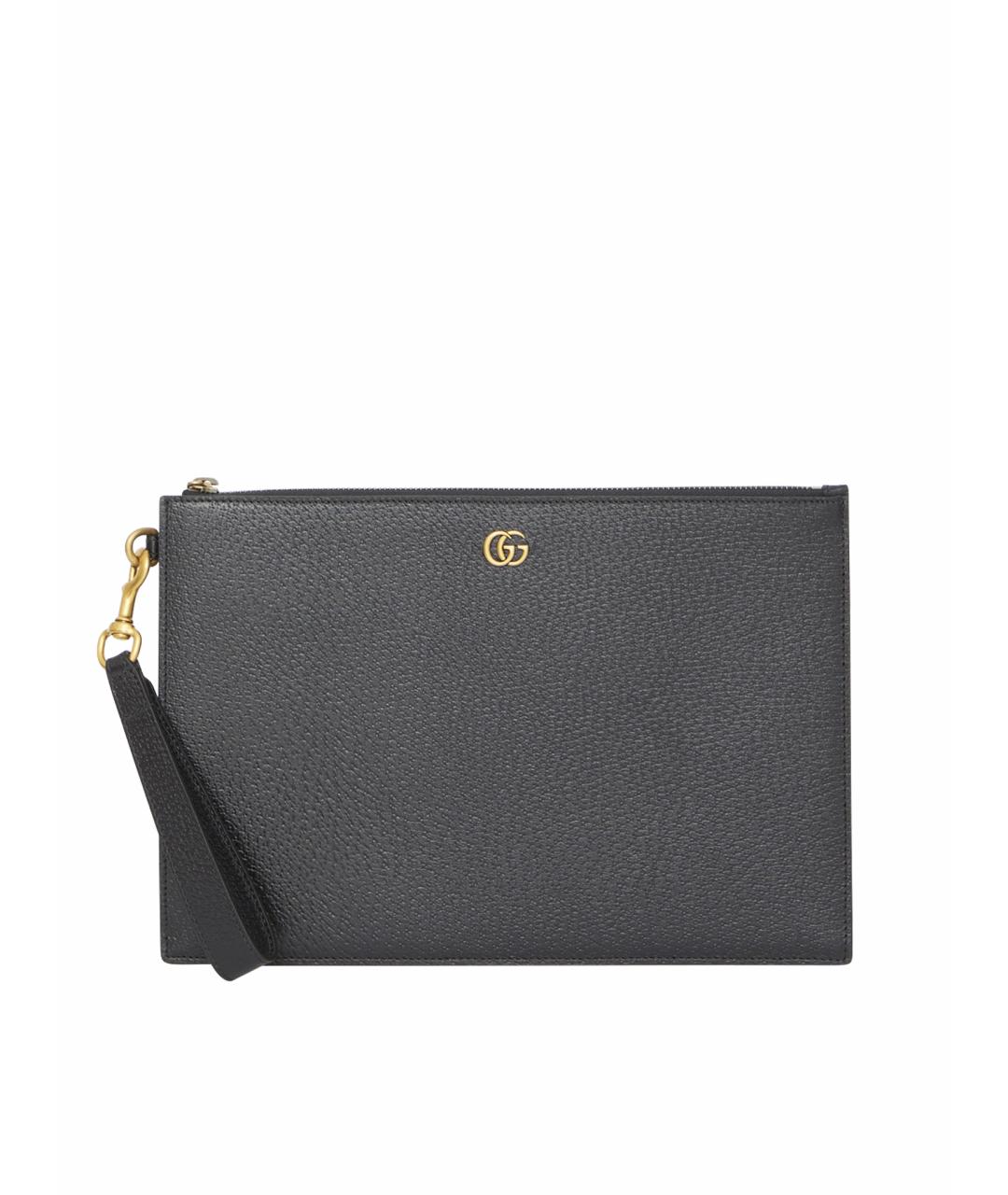 GUCCI Черная кожаная папка для документов, фото 1