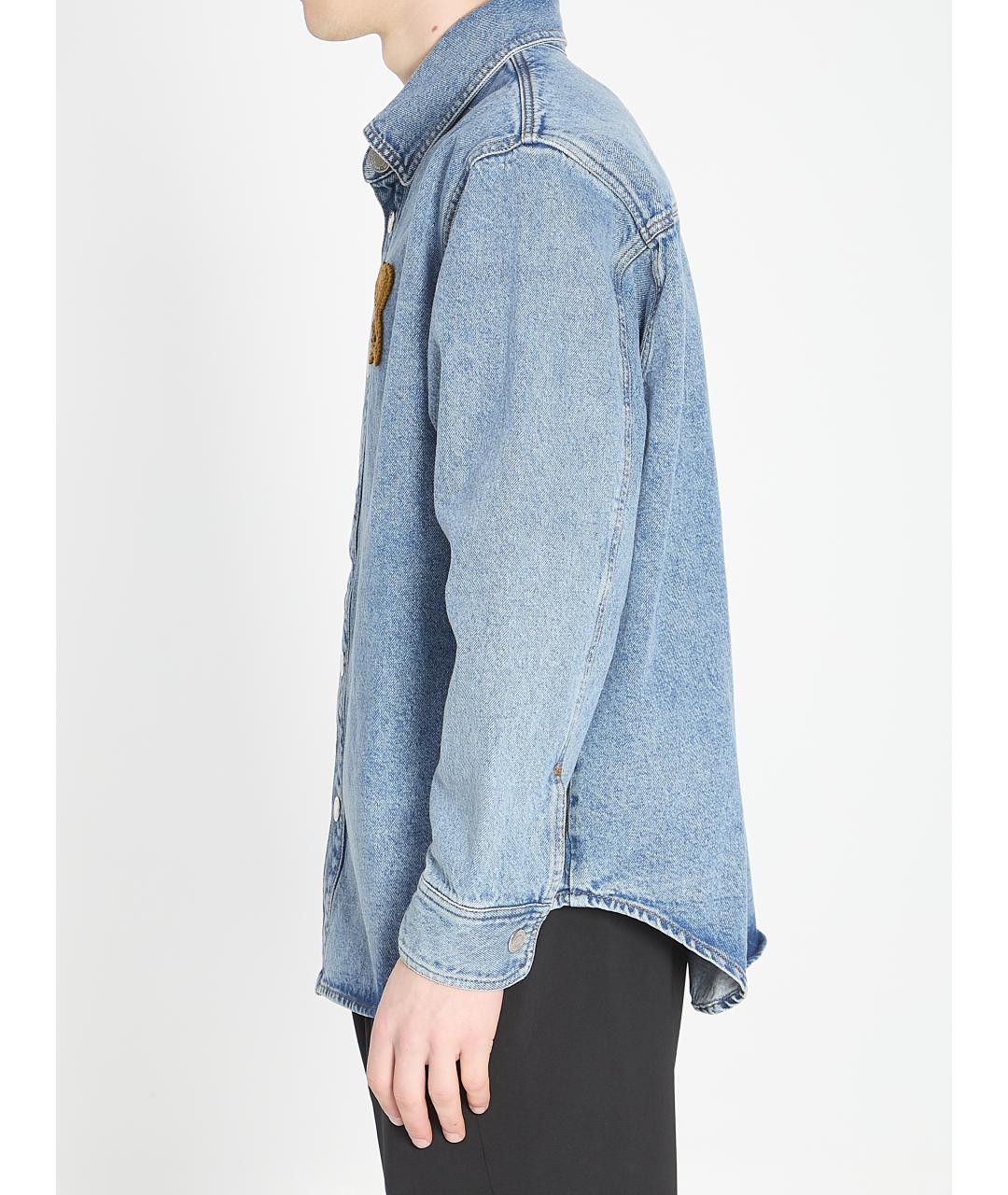 Ami Paris Голубая хлопковая куртка, фото 3