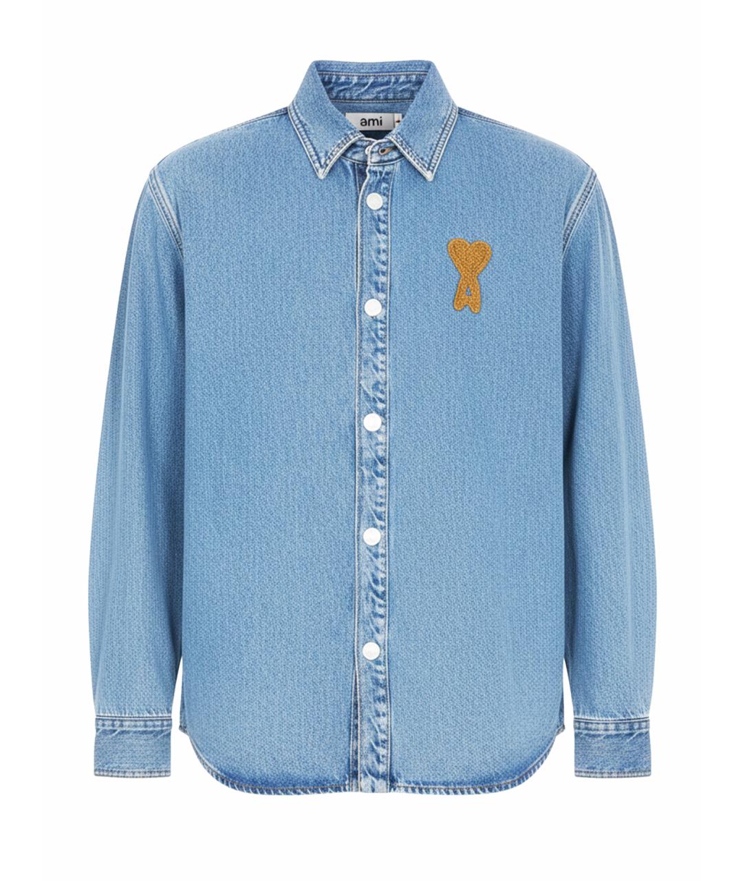 Ami Paris Голубая хлопковая куртка, фото 1