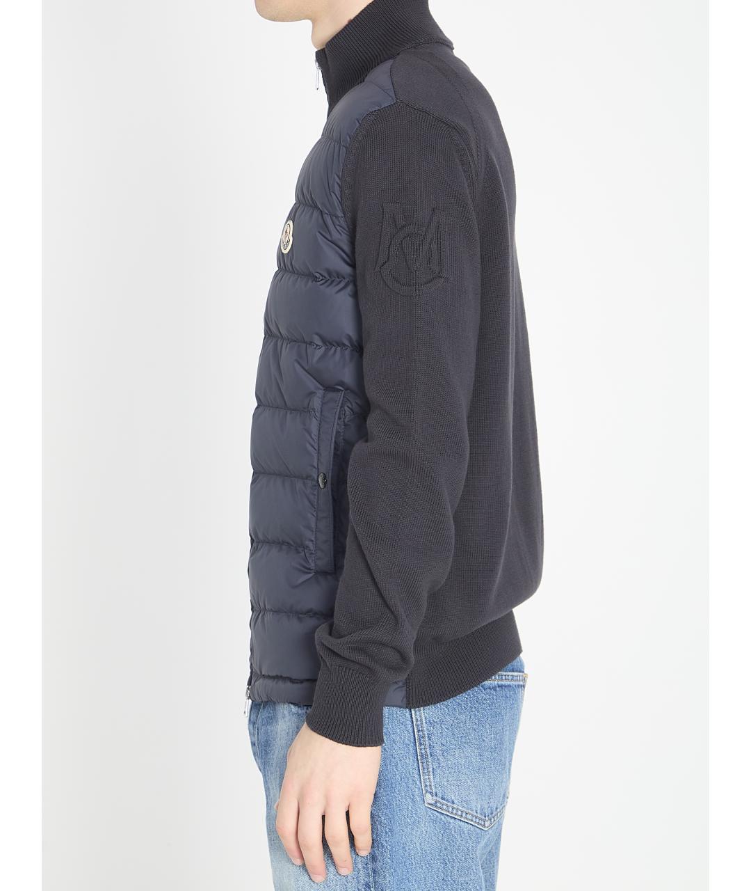 MONCLER Синяя хлопковая куртка, фото 3