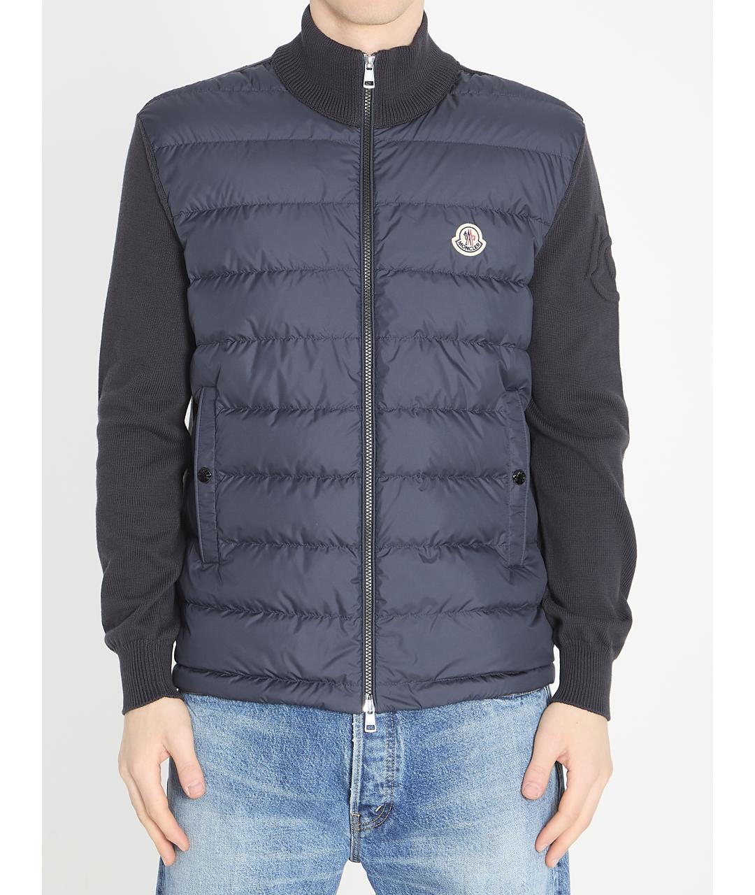 MONCLER Синяя хлопковая куртка, фото 6