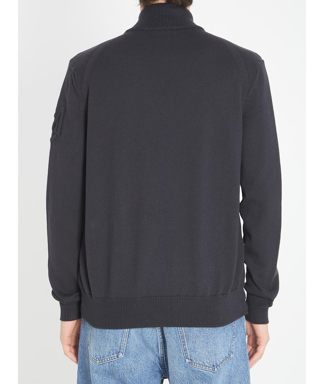 MONCLER Синяя хлопковая куртка, фото 4