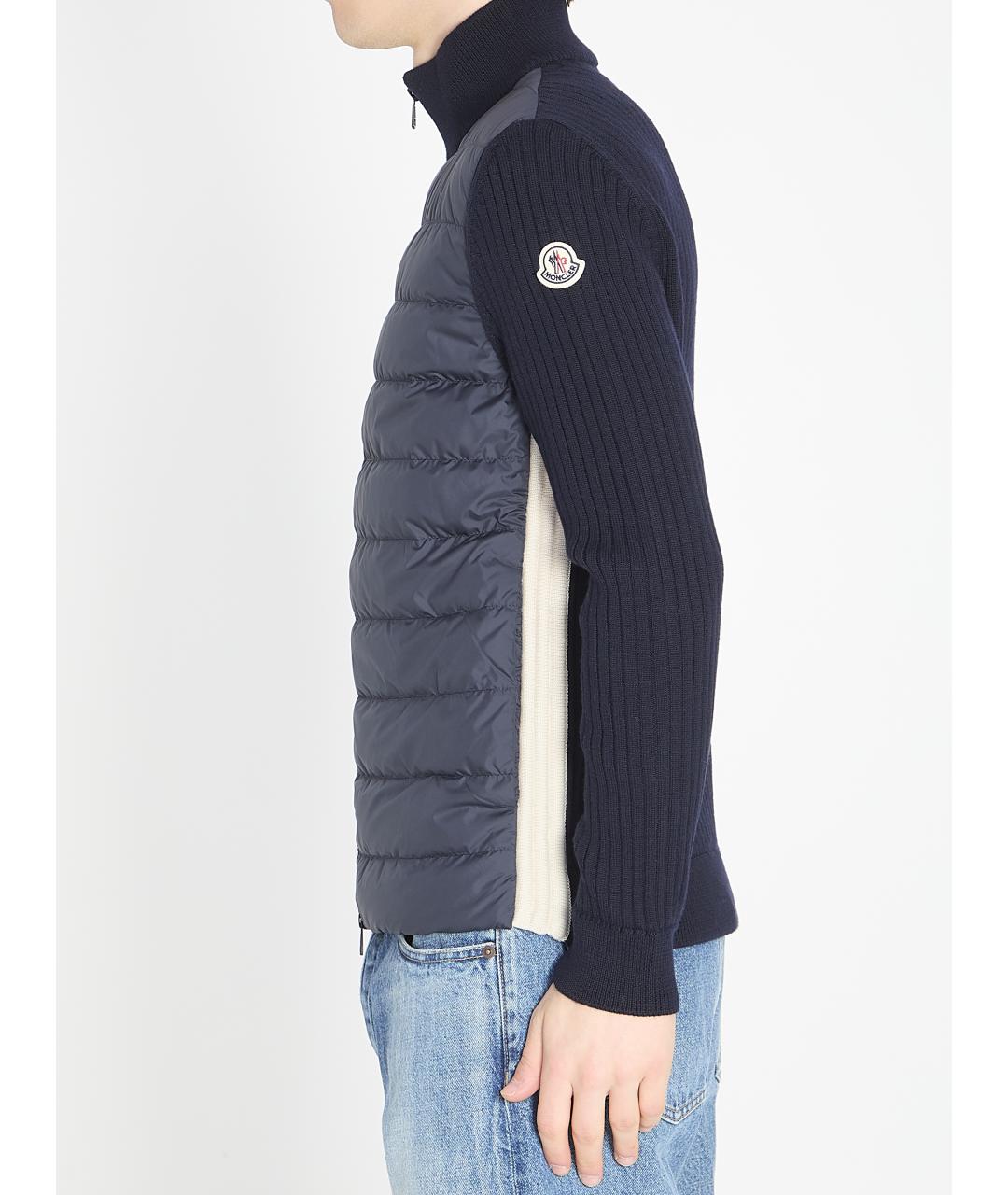 MONCLER Синяя шерстяная куртка, фото 3