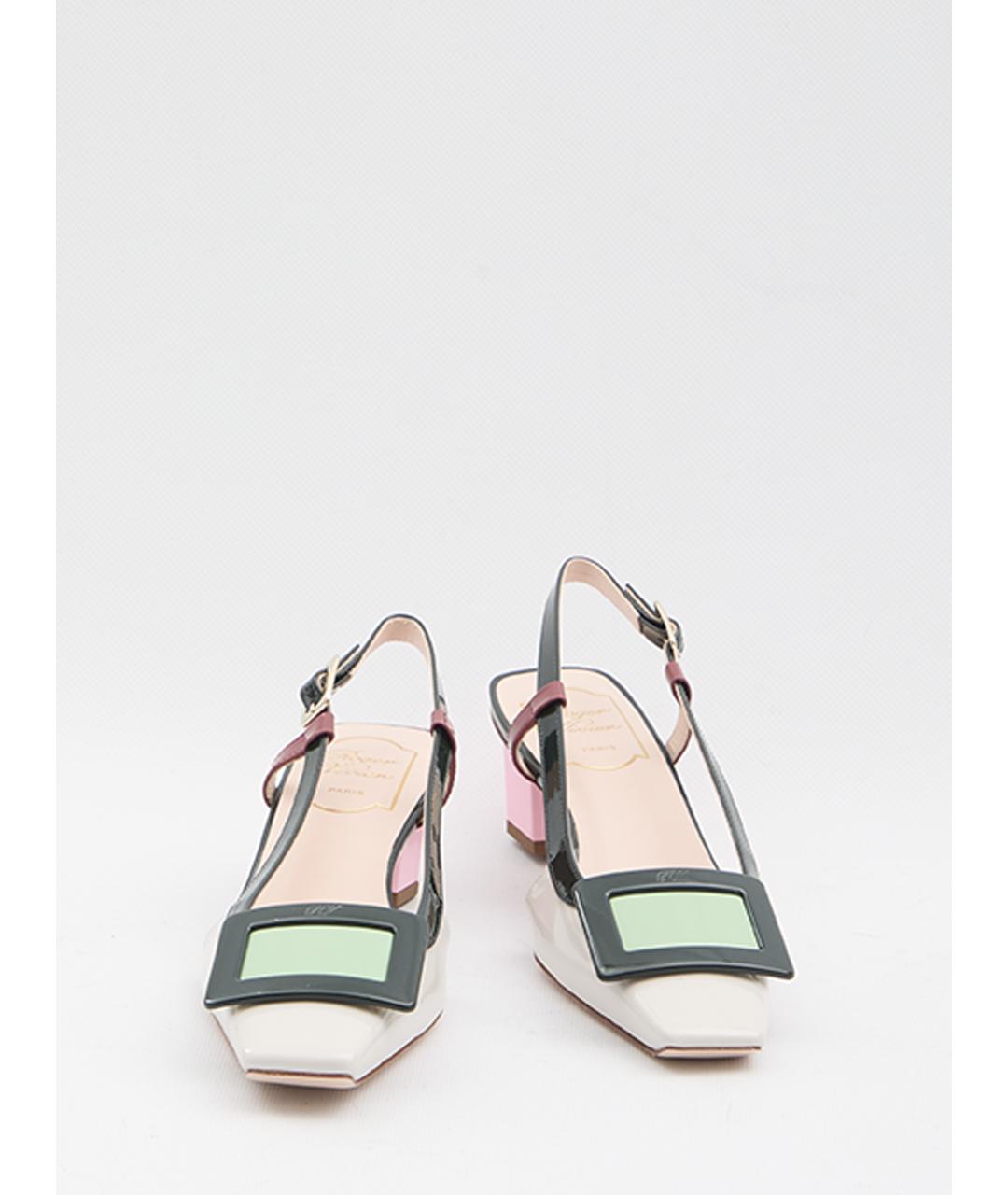 ROGER VIVIER Мульти кожаные туфли, фото 5