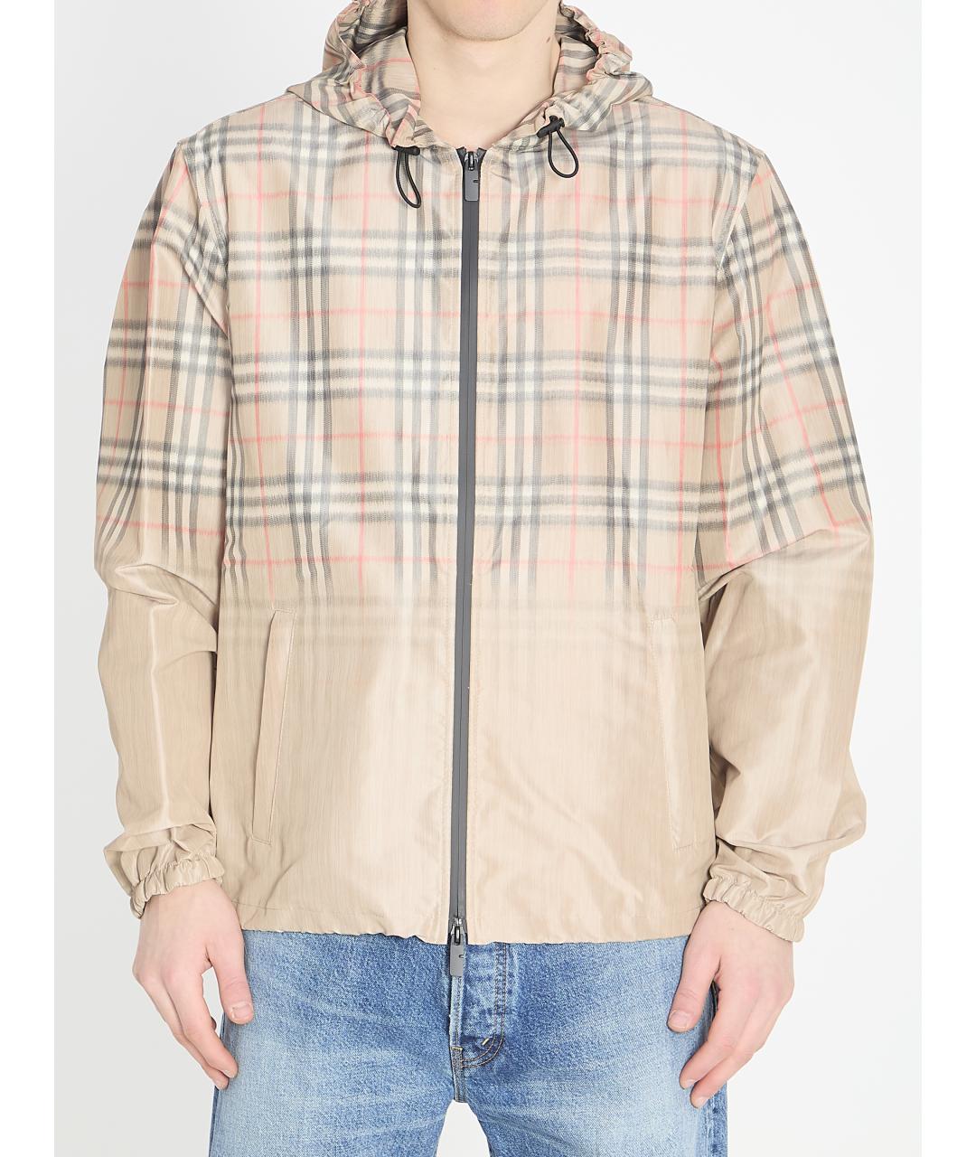 BURBERRY Бежевая вискозная куртка, фото 5