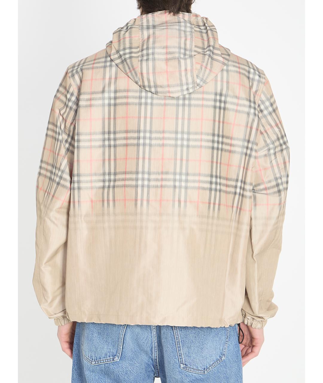 BURBERRY Бежевая вискозная куртка, фото 4