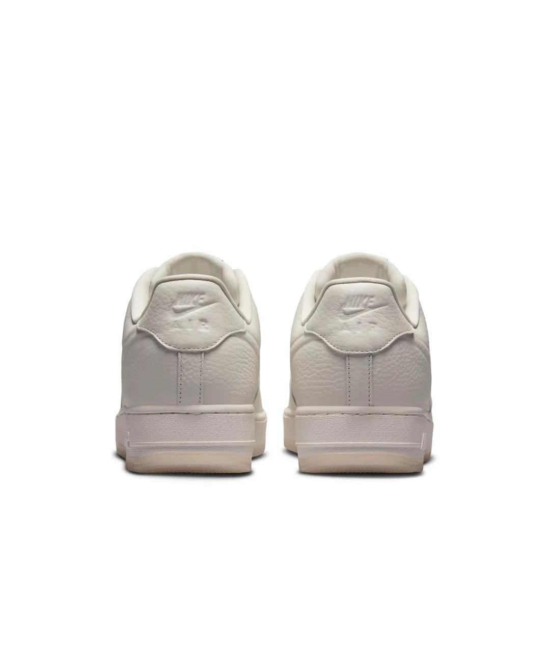 NIKE Белые низкие кроссовки / кеды из искусственной кожи, фото 4