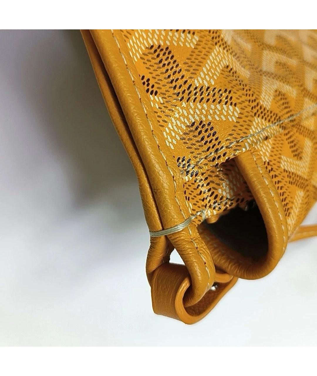 GOYARD Желтая сумка через плечо, фото 8