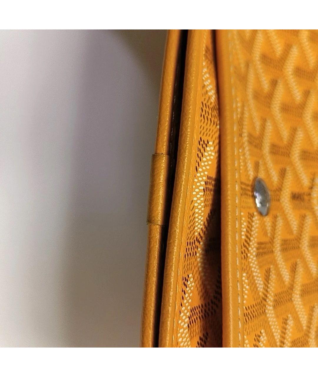 GOYARD Желтая сумка через плечо, фото 6
