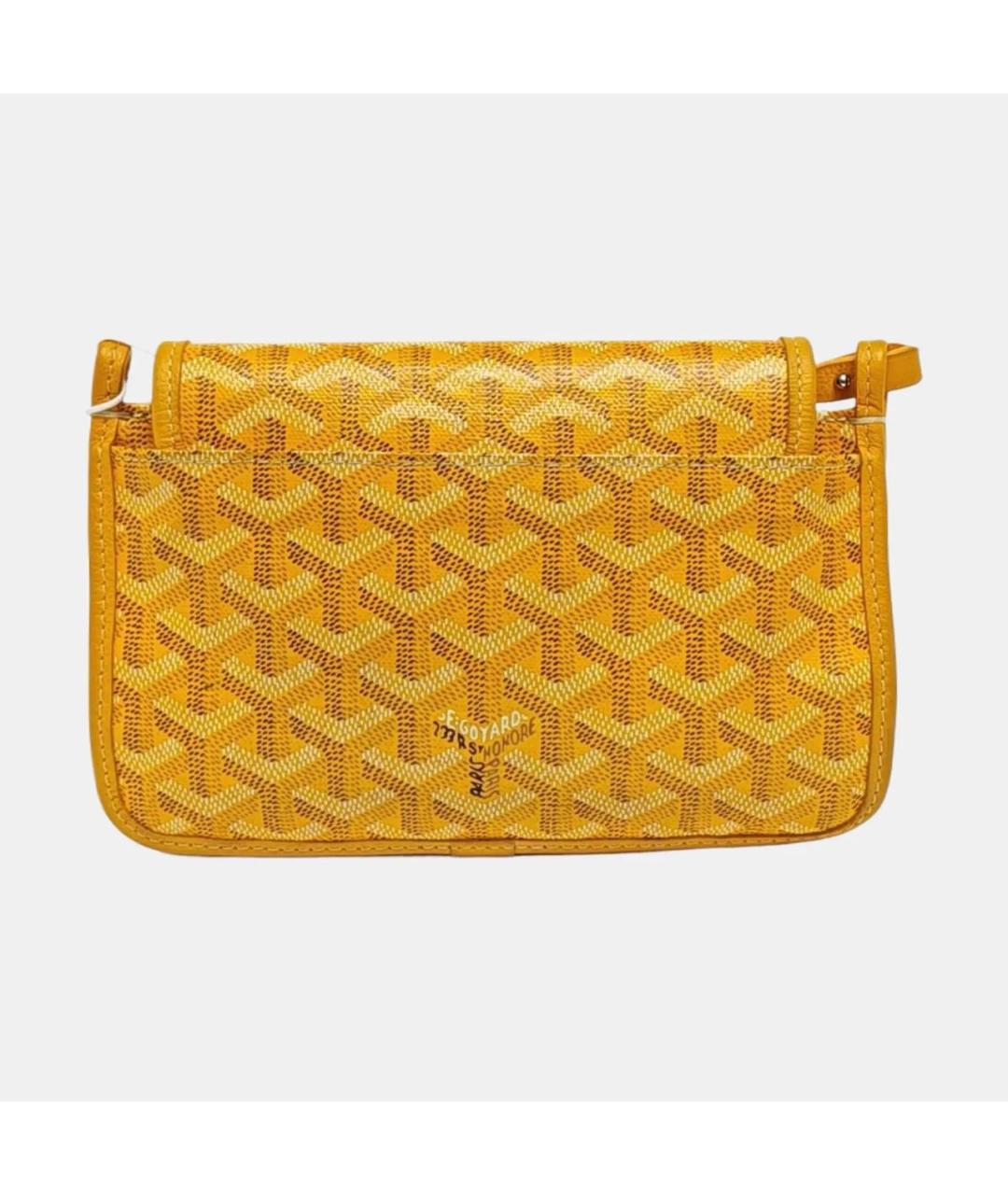 GOYARD Желтая сумка через плечо, фото 4