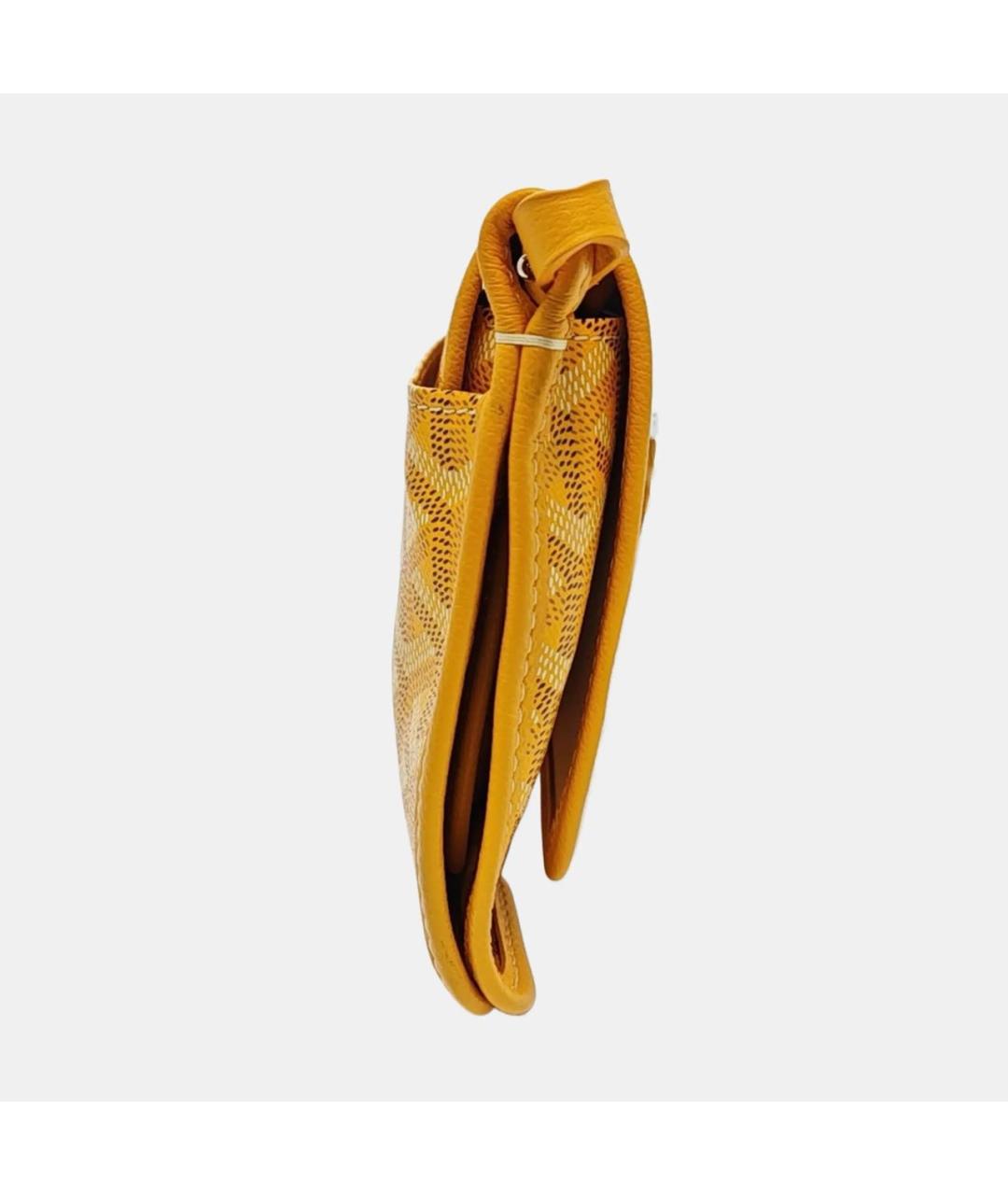 GOYARD Желтая сумка через плечо, фото 3