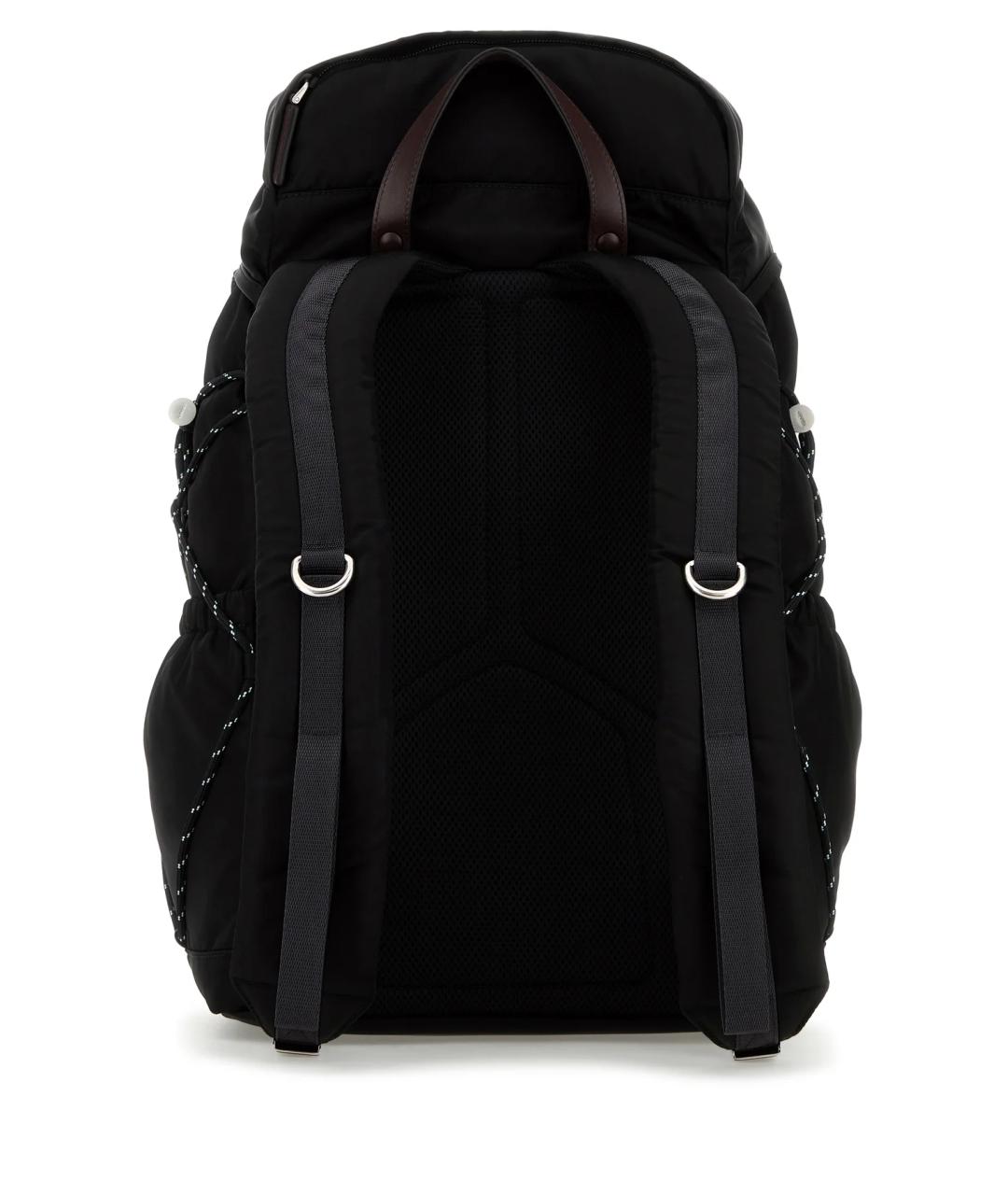 PRADA Черный синтетический рюкзак, фото 3