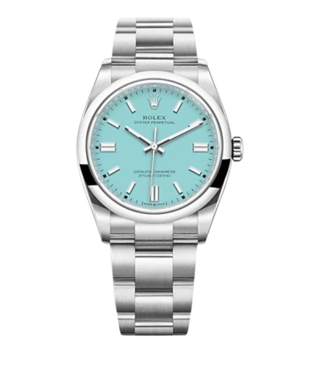 ROLEX Серебряные металлические часы, фото 1