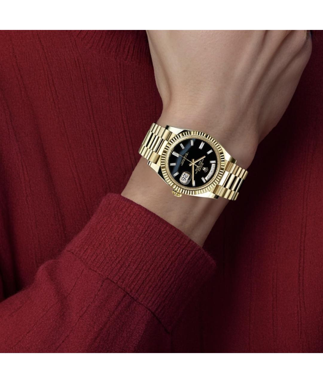 ROLEX Часы из желтого золота, фото 2