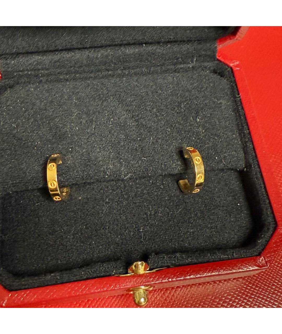 CARTIER Желтые серьги из желтого золота, фото 7