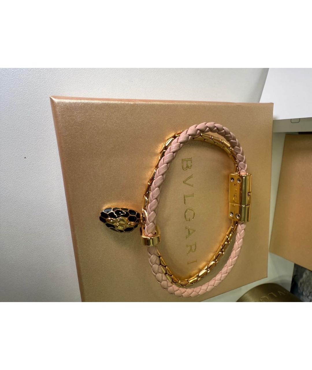BVLGARI Бежевый латунный браслет, фото 2
