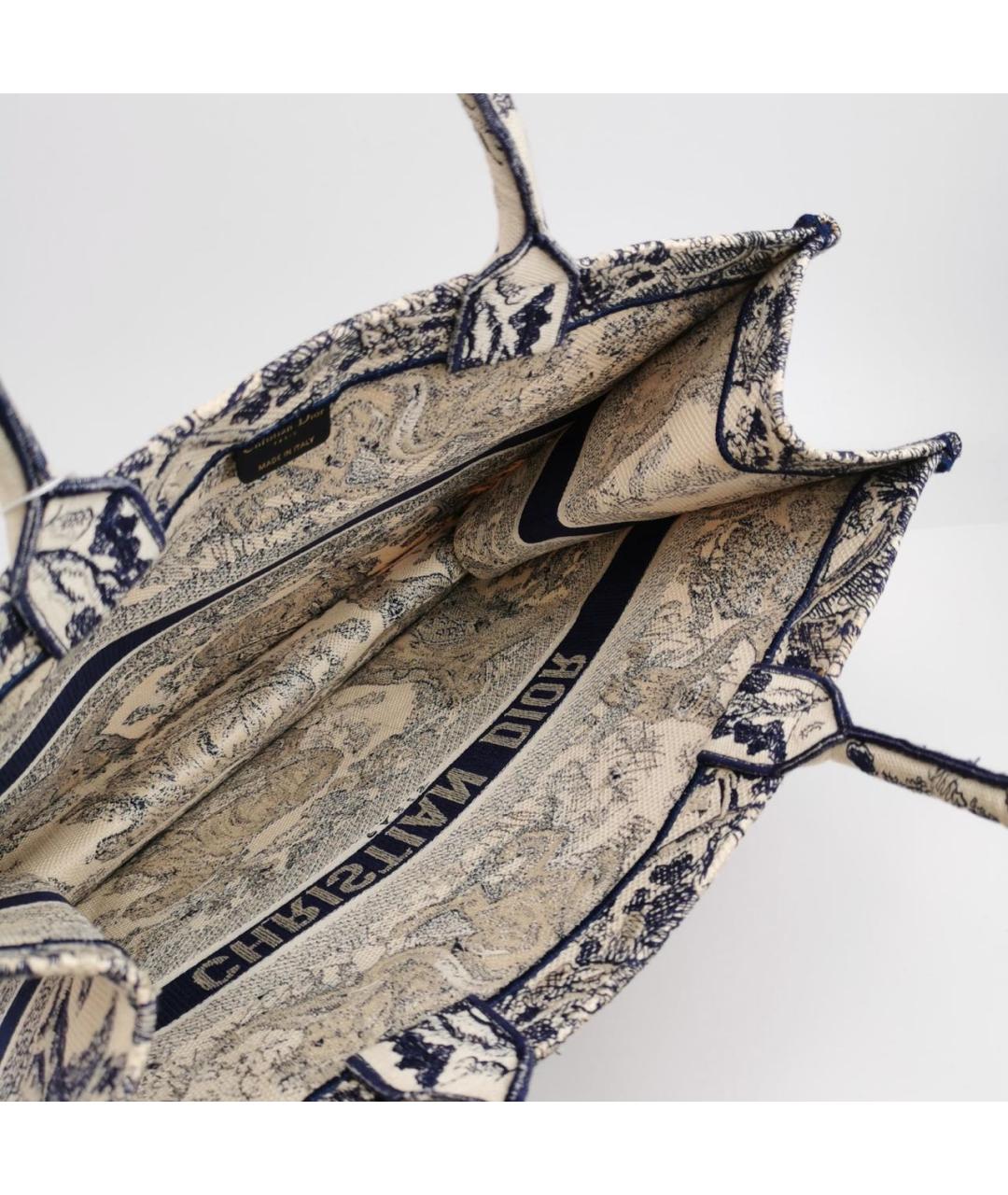 CHRISTIAN DIOR Бежевая сумка тоут, фото 5