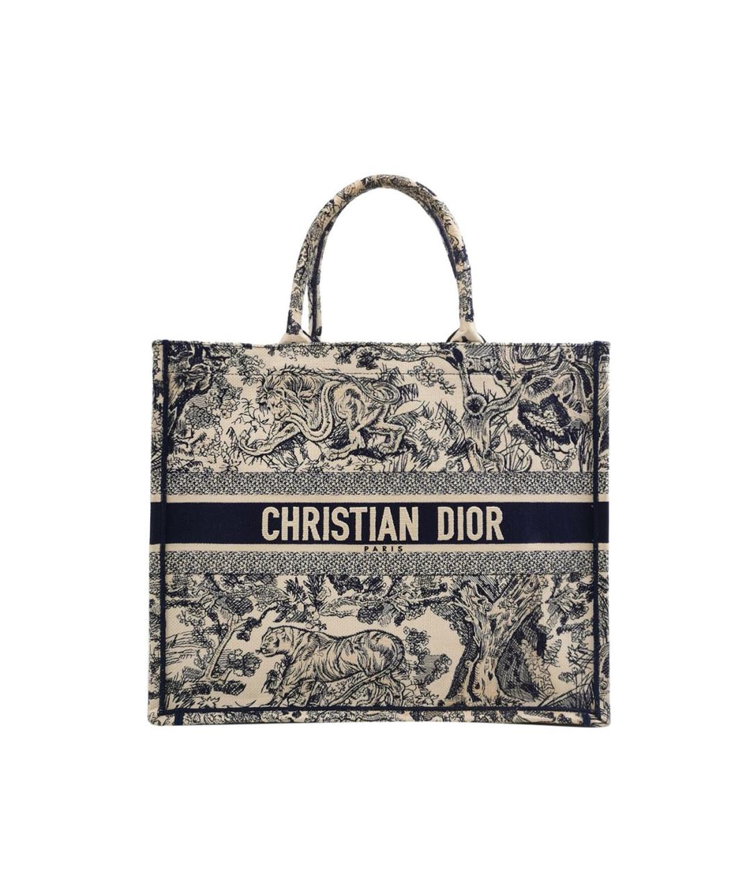 CHRISTIAN DIOR Бежевая сумка тоут, фото 1