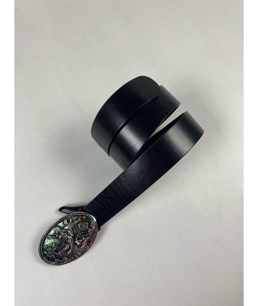 GUCCI Черный кожаный ремень, фото 2