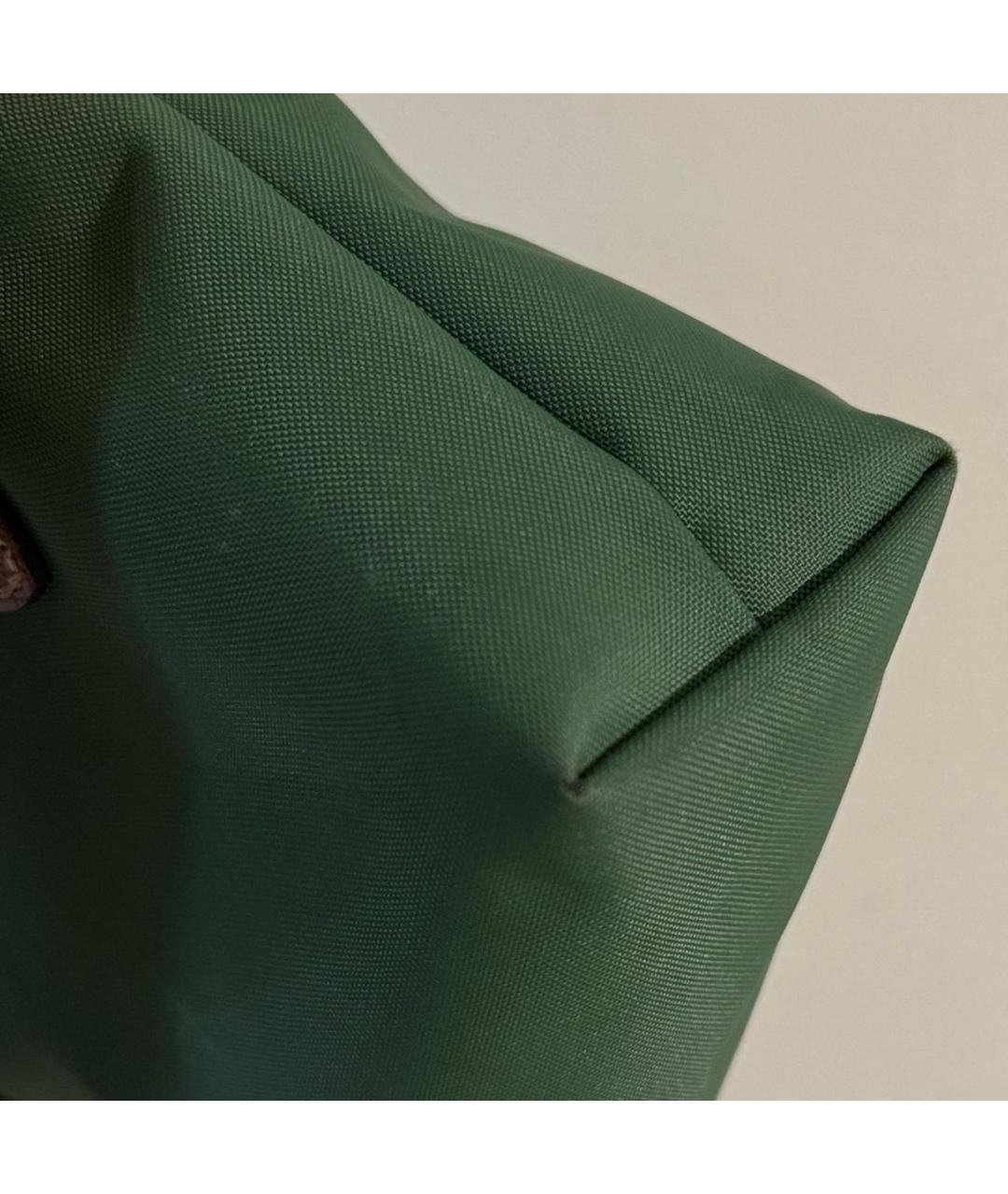 LONGCHAMP Зеленая сумка с короткими ручками, фото 7