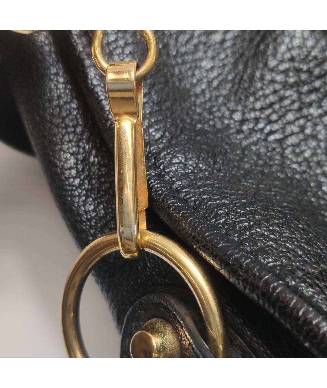 BALENCIAGA Черная кожаная сумка тоут, фото 8