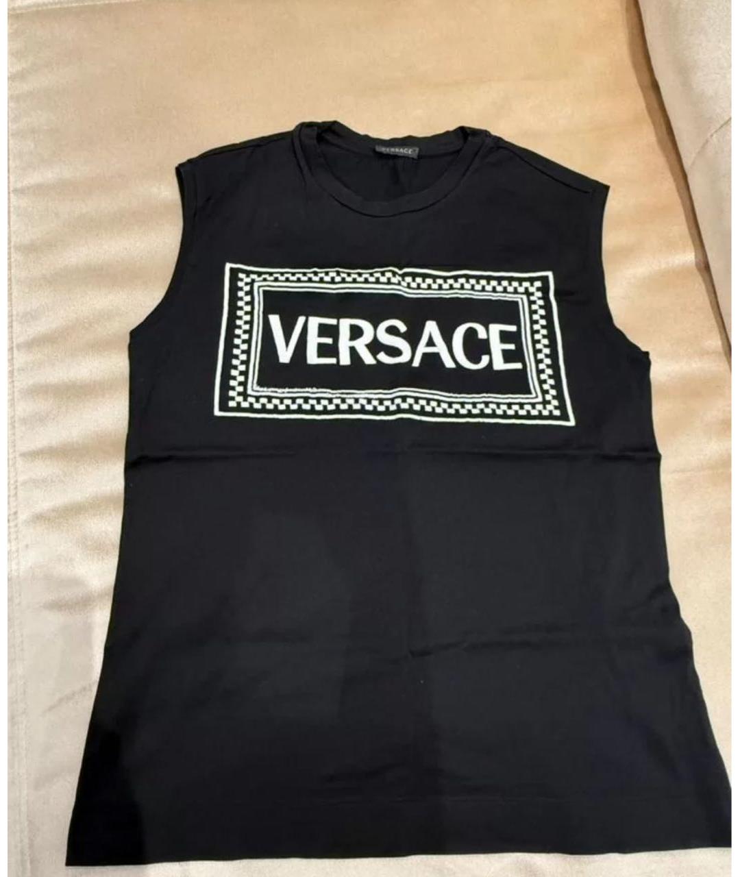 VERSACE Хлопковая майка, фото 5